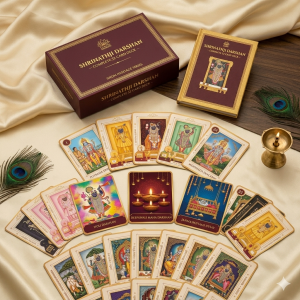 Shrinathji Darshan Premium Card Deck (52 Cards) – Includes 22 Ekadashi, 12 Ghata, Holi, Deepawali & Janmashtami Darshans